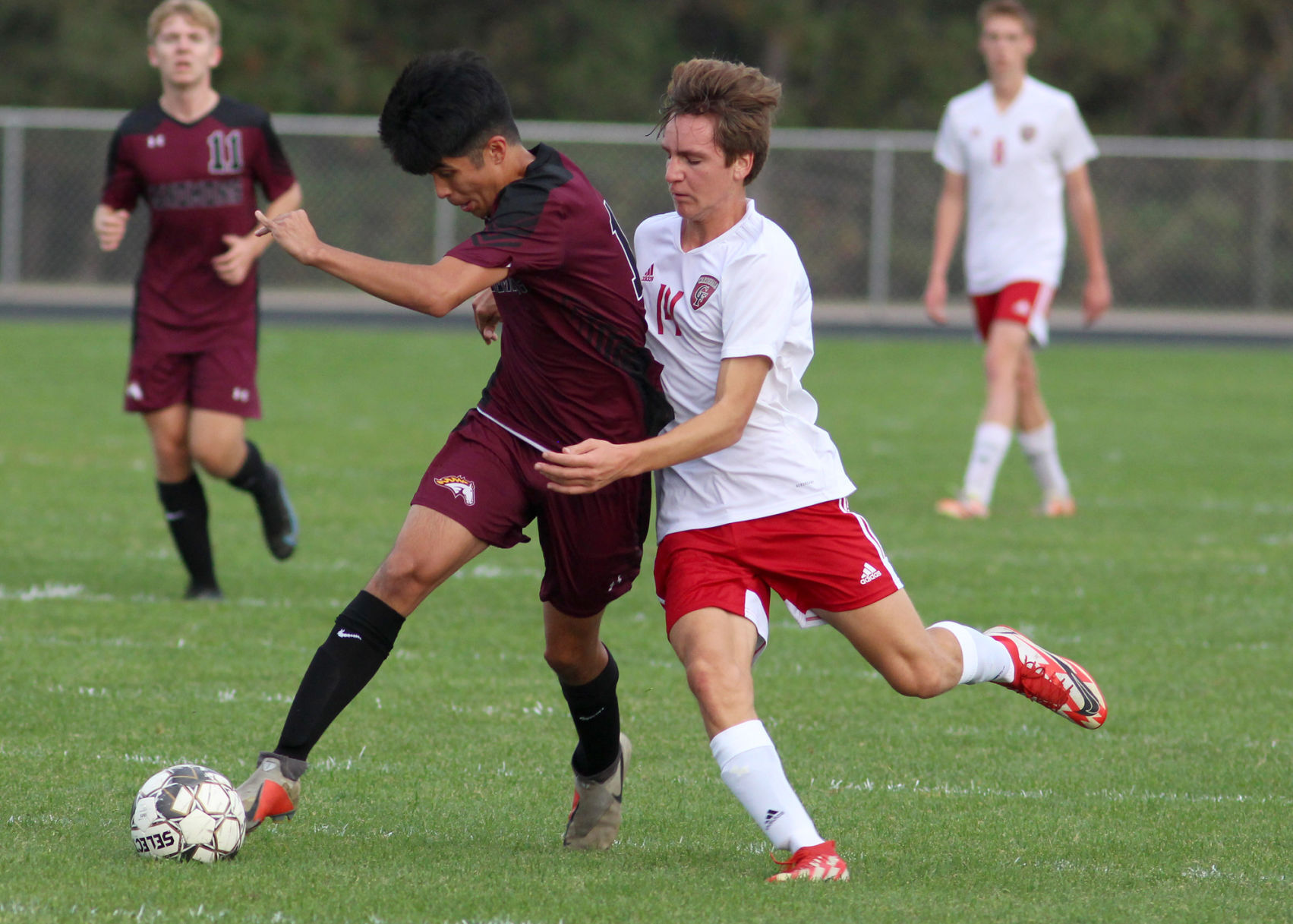 Chi-Hi boys soccer at Menomonie 10-7-21